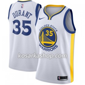 Dres Golden State Warriors Kevin Durant 35 Nike 2017-18 Bijela Swingman
